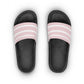 Pink Striped Slide Sandals — Women's Casual Pool & Beach Slides