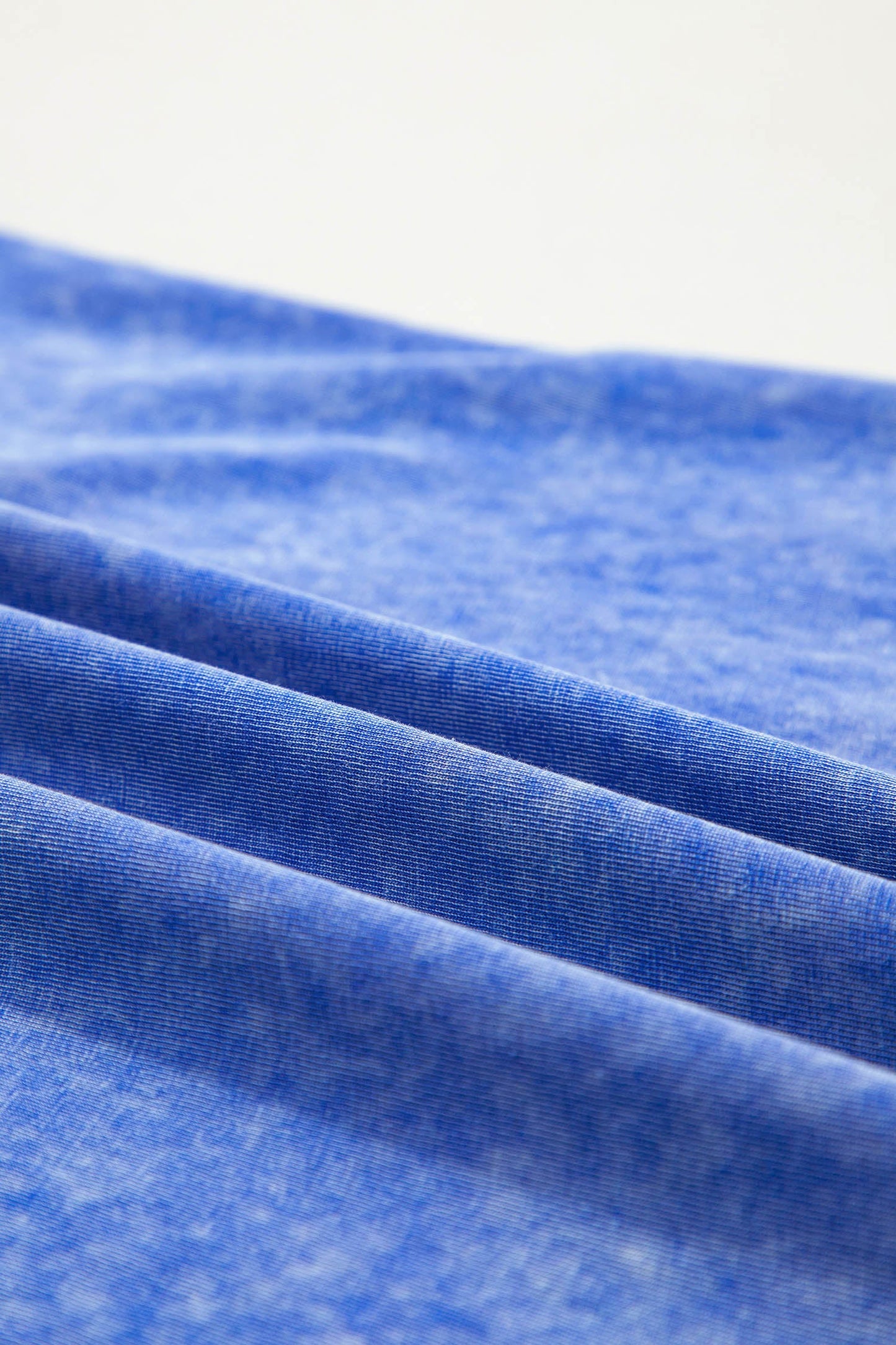 Solid Mineral Wash Raw Seam Lace Sleeve Tee