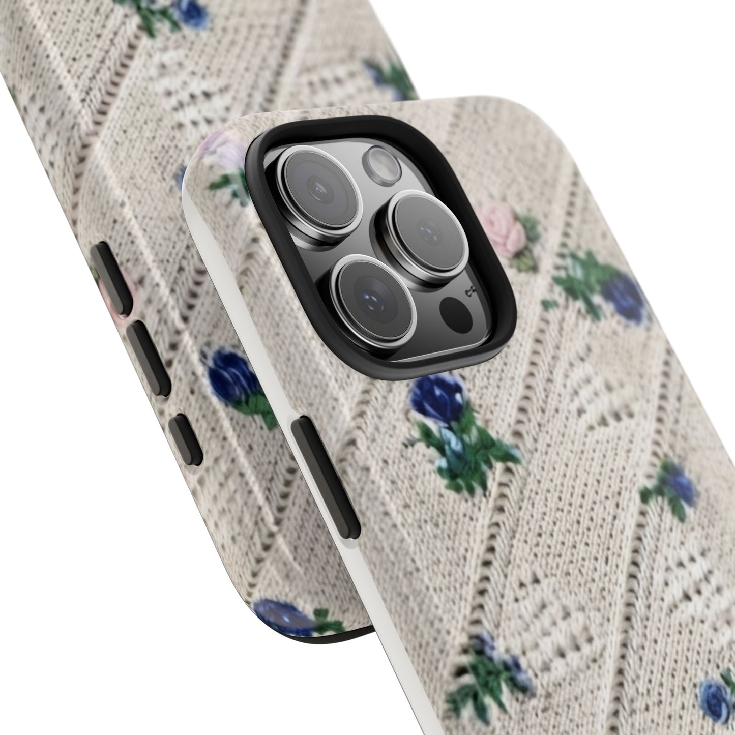 Tough Phone Cases, Fabric Like, Grandmillenial, Floral