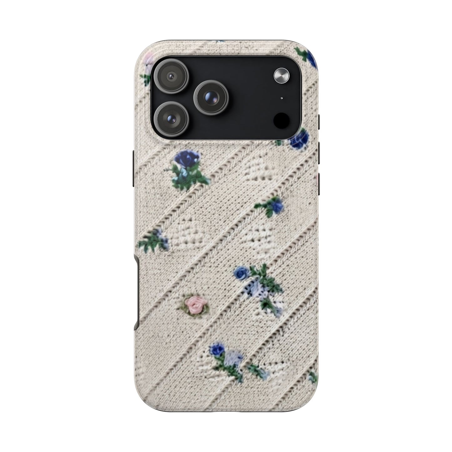 Tough Phone Cases, Fabric Like, Grandmillenial, Floral