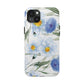 Blue Floral Tough Phone Cases