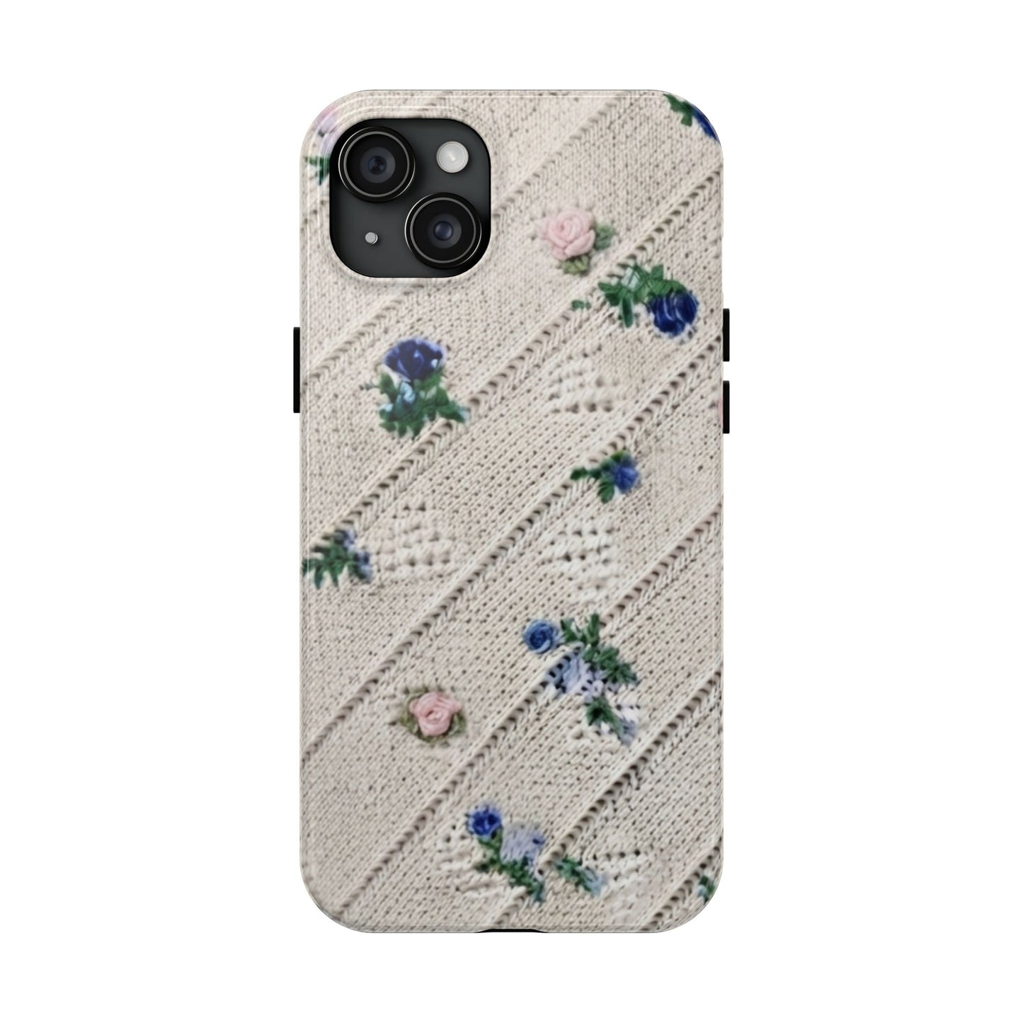 Tough Phone Cases, Fabric Like, Grandmillenial, Floral