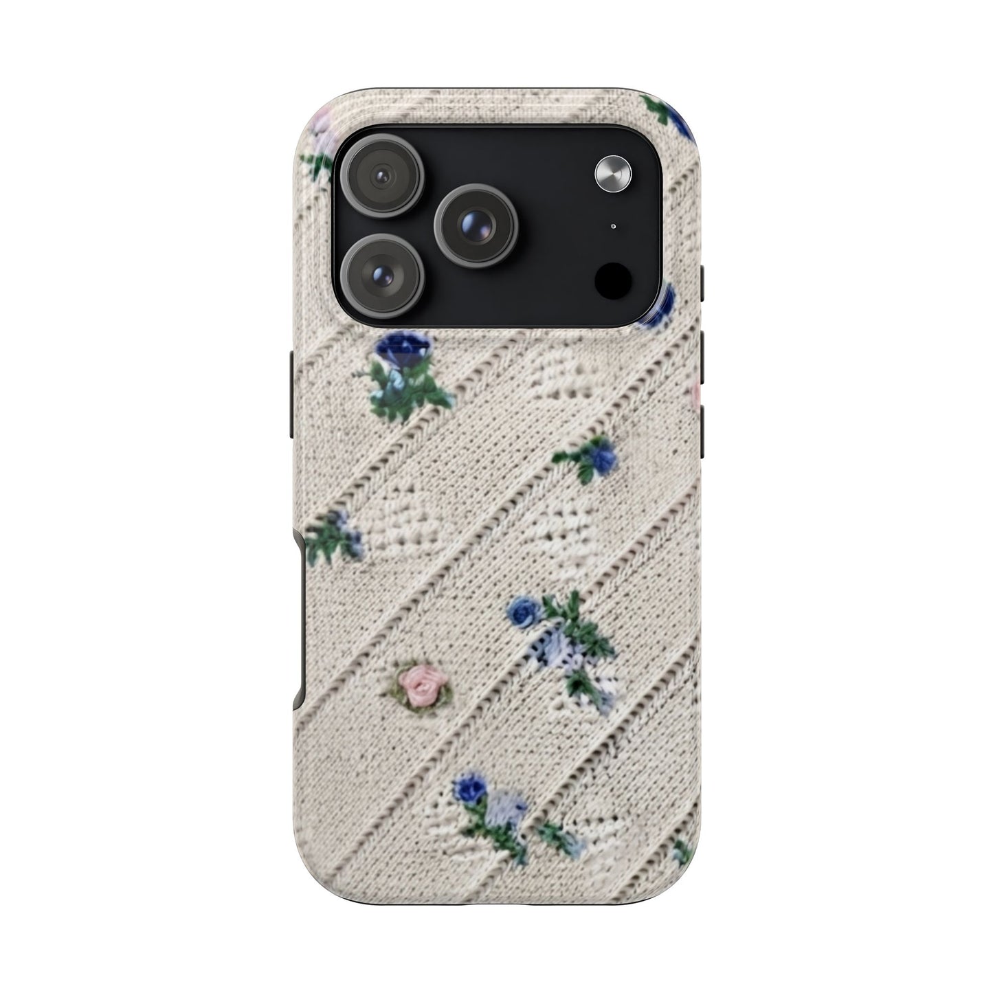 Tough Phone Cases, Fabric Like, Grandmillenial, Floral