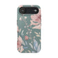Green Fall floral Tough Phone Cases