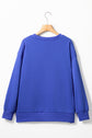 GAME DAY Tinsel Drop Shoulder Sweatshirt