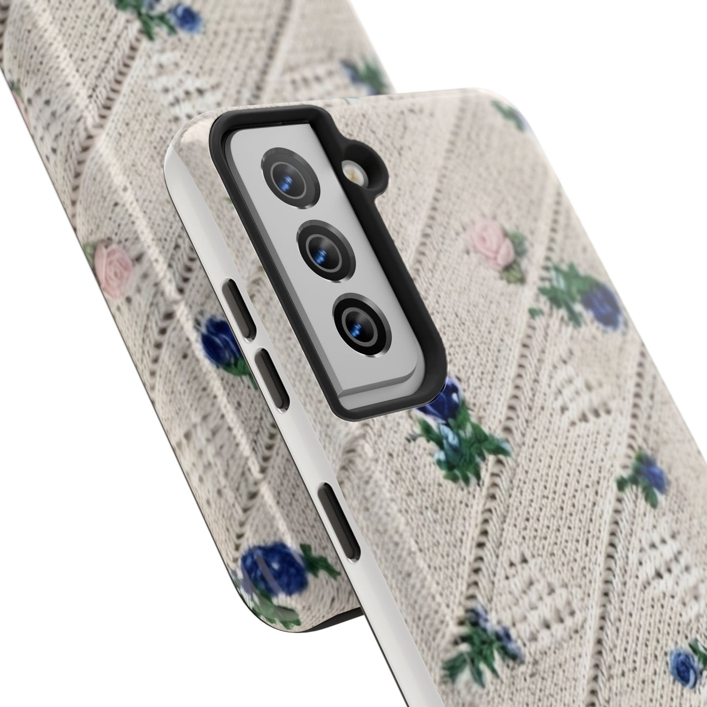 Tough Phone Cases, Fabric Like, Grandmillenial, Floral