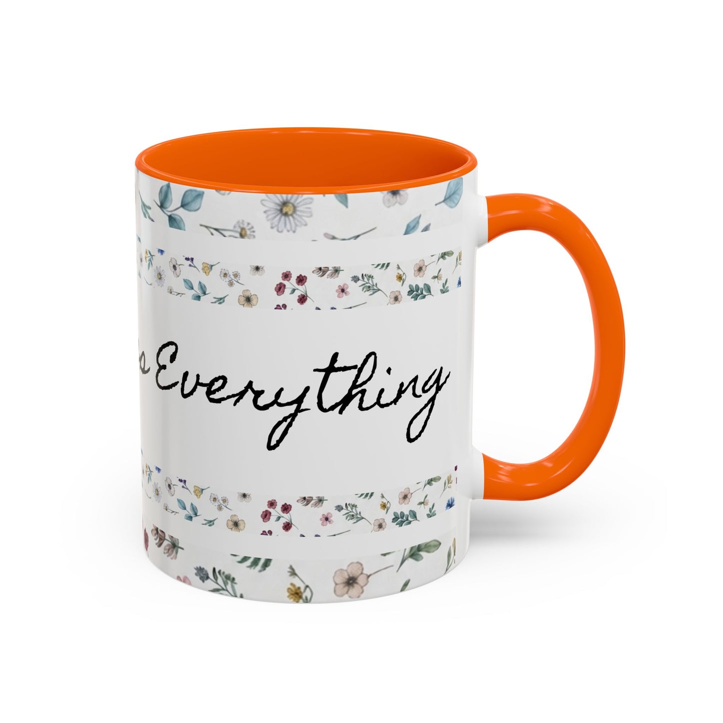 Prayer Changes Everything Accent Coffee Mug (11, 15oz)