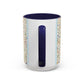 Fall Floral, Yellow Accent Coffee Mug (11, 15oz)