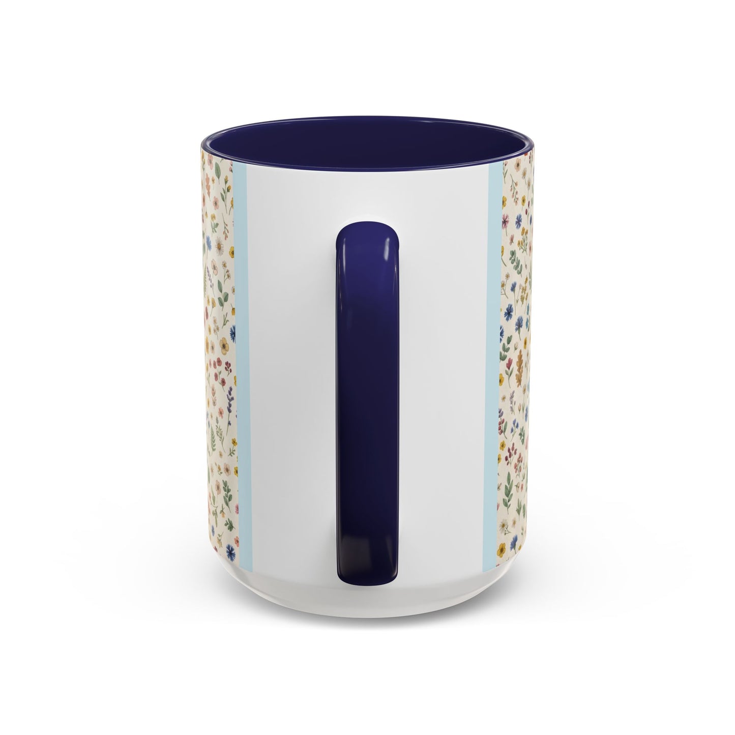 Fall Floral, Yellow Accent Coffee Mug (11, 15oz)