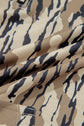 Camo Zipped Collar Kangaroo Pocket Sweatshirt