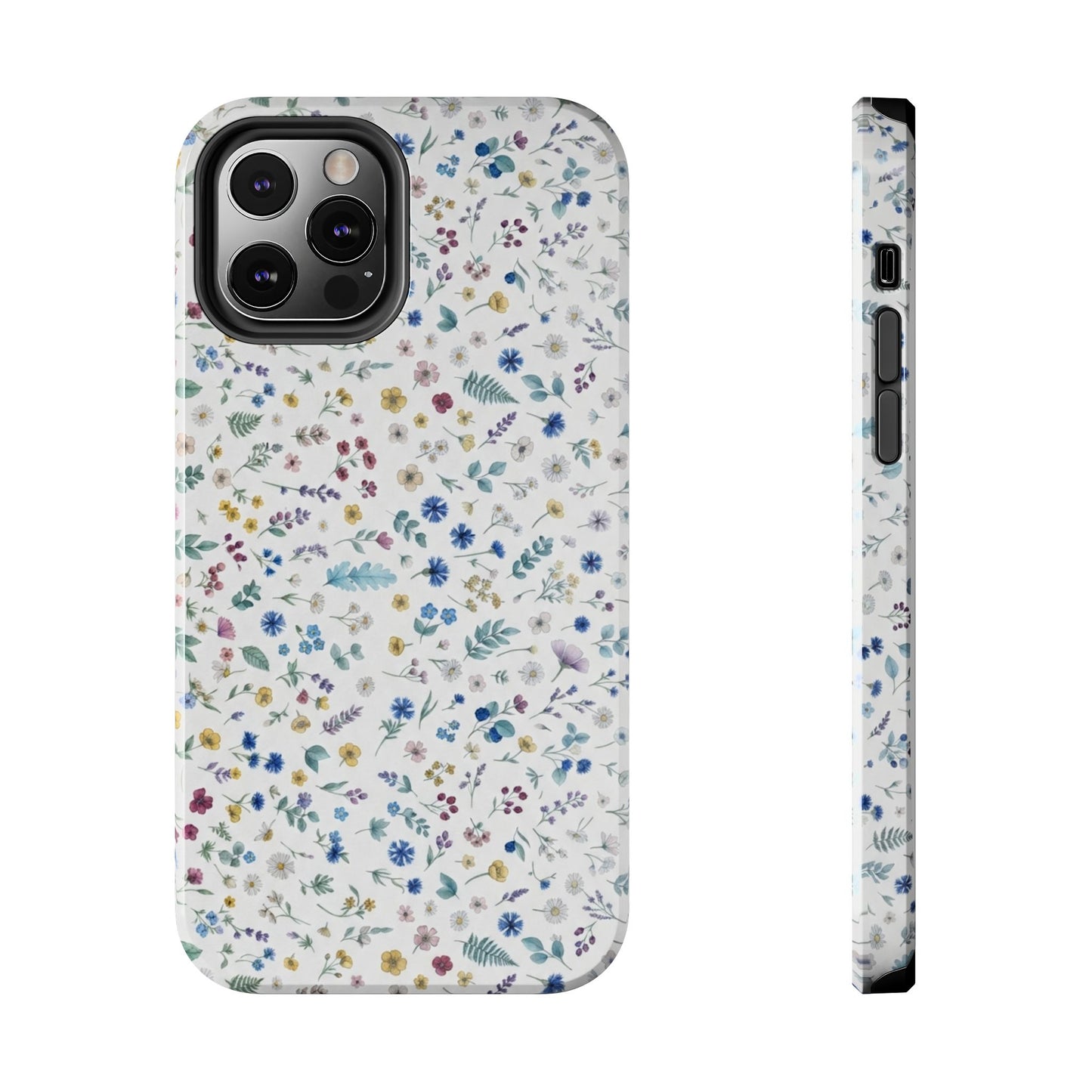 White Floral, Tough Phone Cases, Floral, Fall