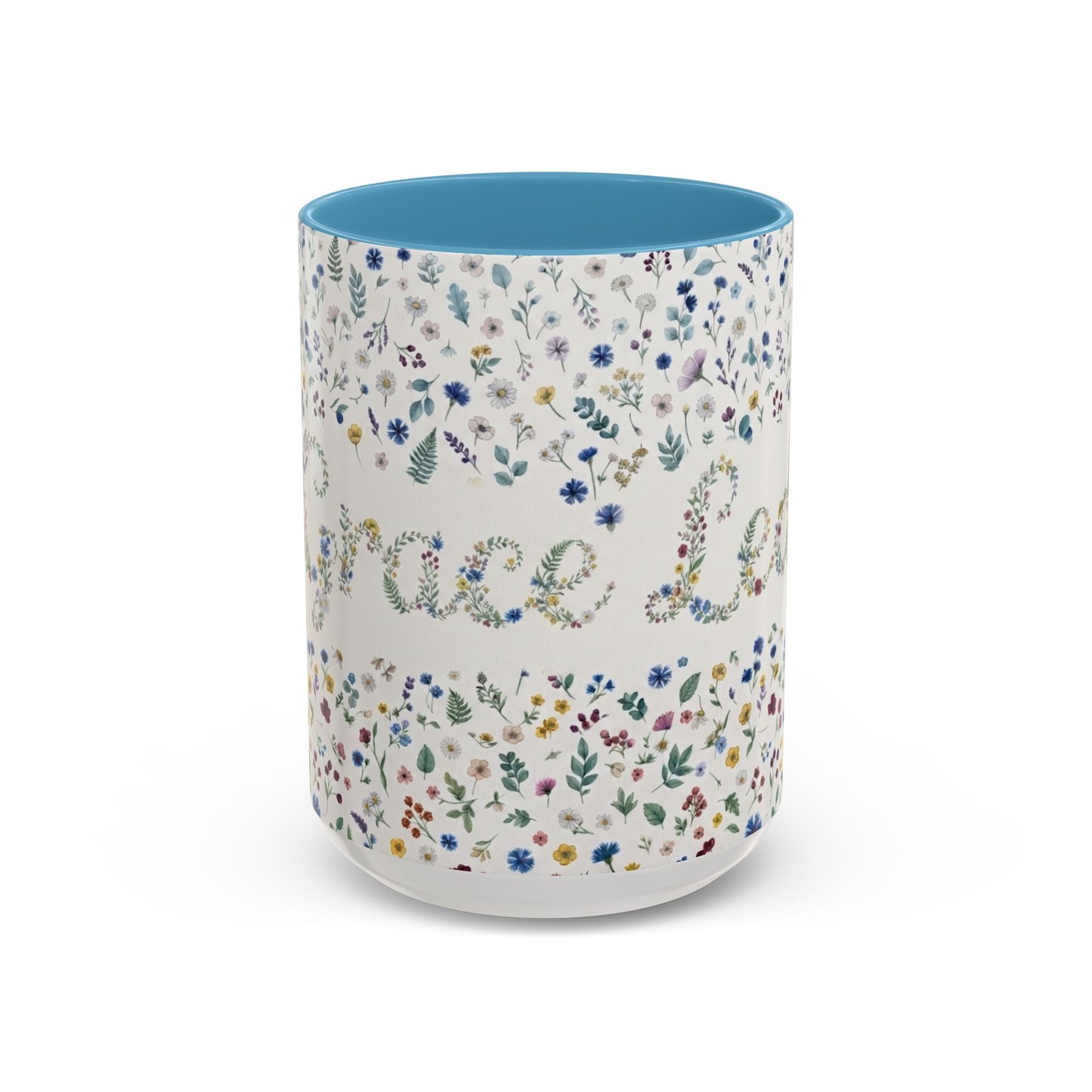 Grace Led Floral, Faith, Coffee Mug (11, 15oz)
