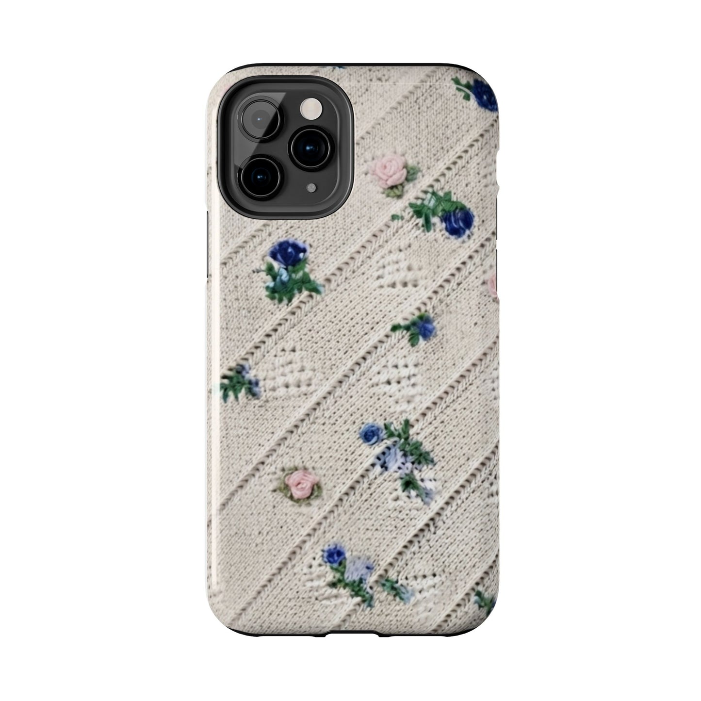 Tough Phone Cases, Fabric Like, Grandmillenial, Floral