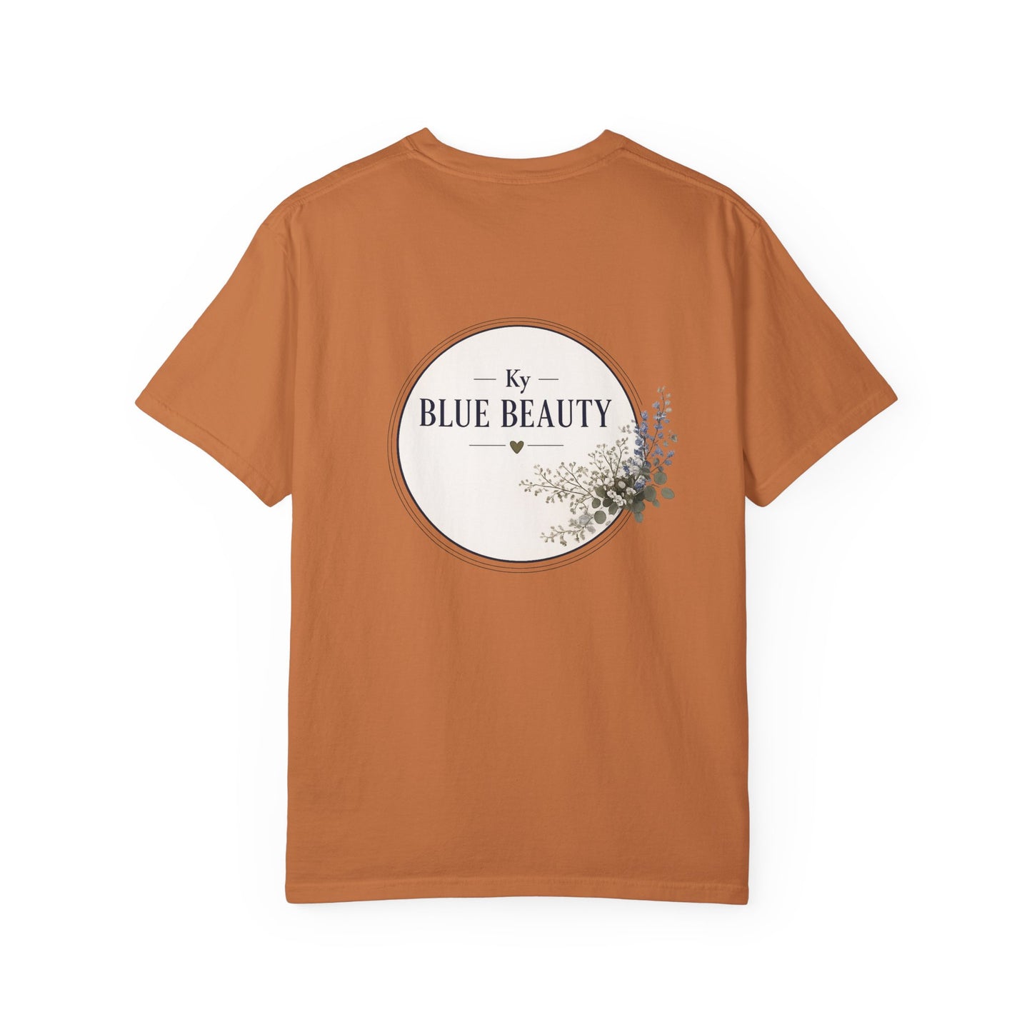 T-Shirt — 'Ky Blue Beauty' Vintage Botanical Tee