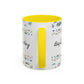 Baptized, Saved, and Coffee for the day-- Accent Coffee Mug (11, 15oz)