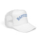 Baptized Foam Trucker Hat — Navy Christian Faith Baseball Cap