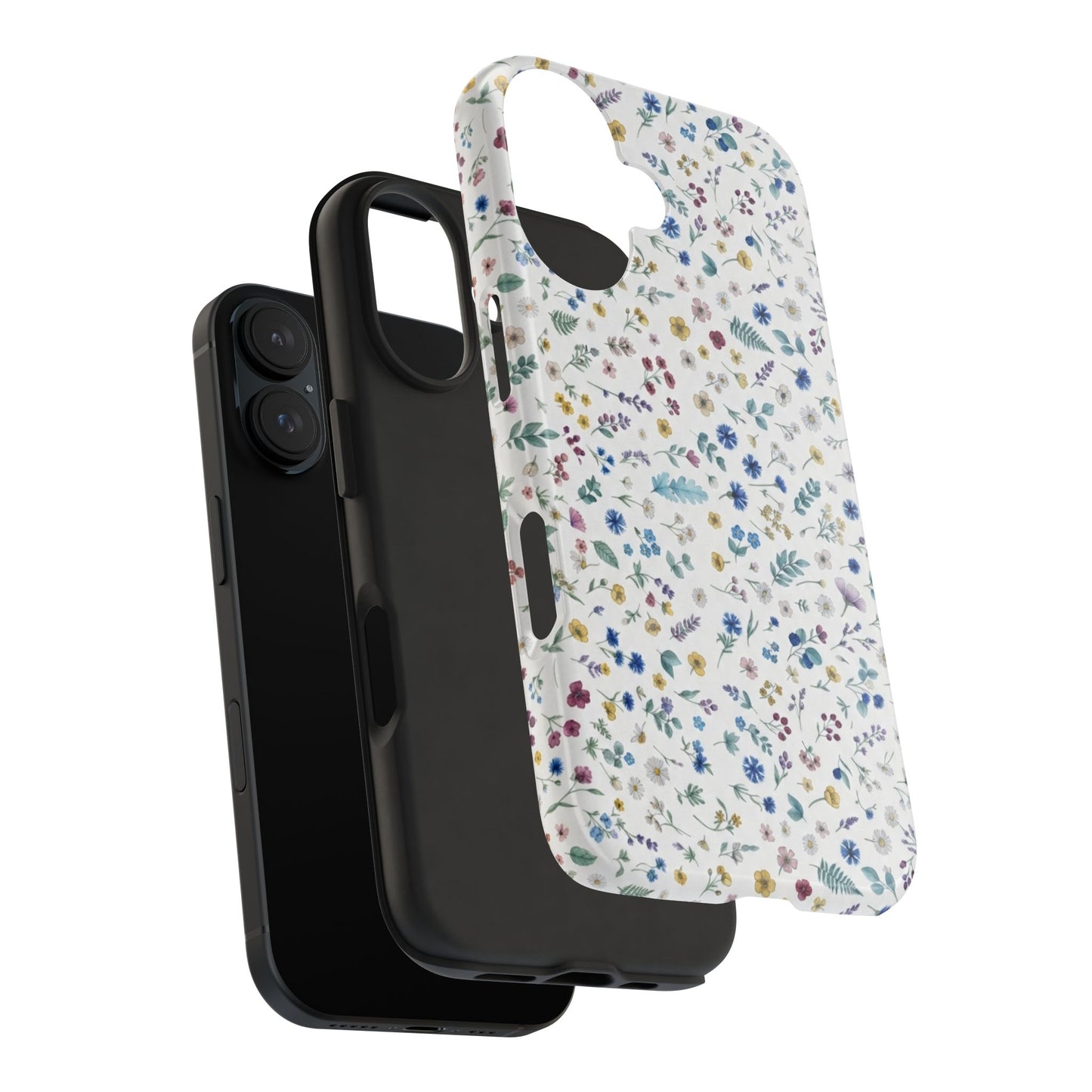 White Floral, Tough Phone Cases, Floral, Fall