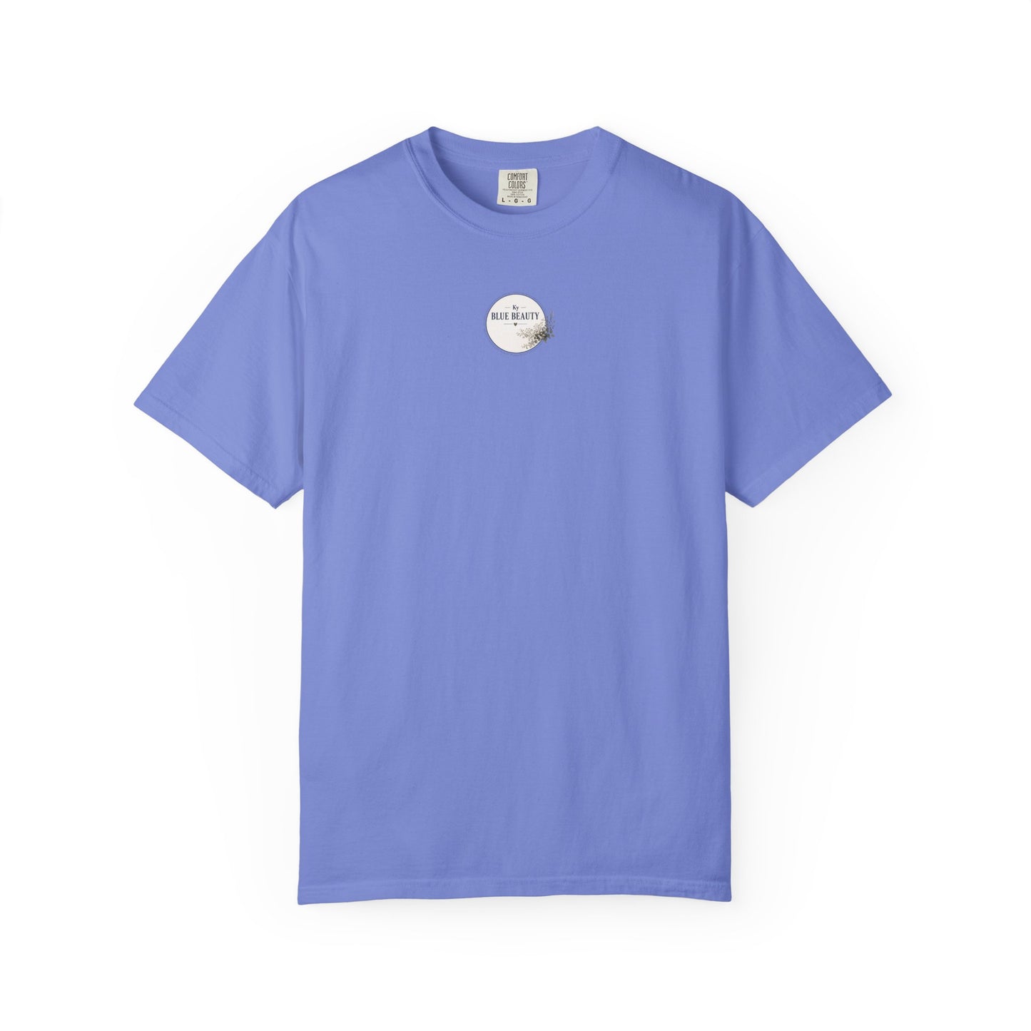 T-Shirt — 'Ky Blue Beauty' Vintage Botanical Tee