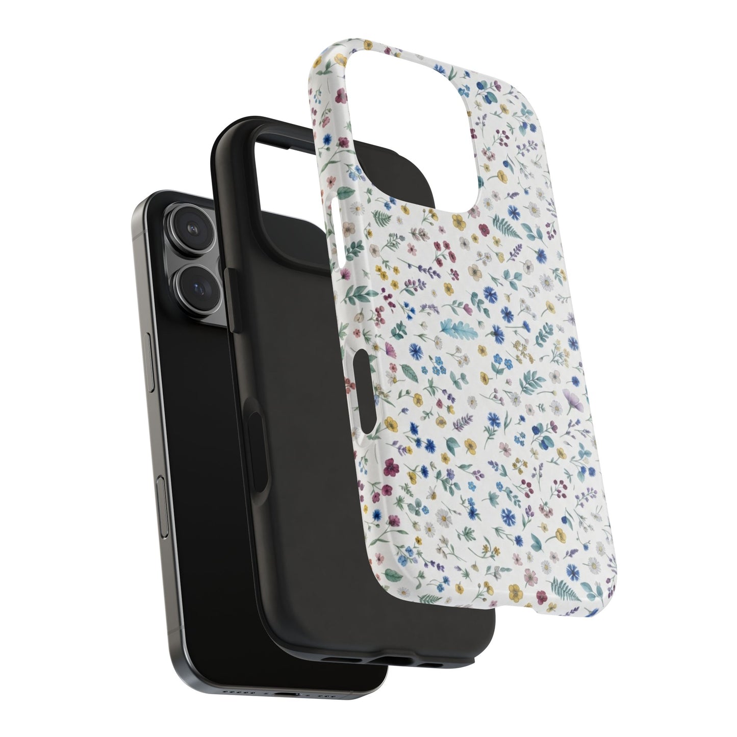 White Floral, Tough Phone Cases, Floral, Fall