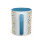 Fall Floral, Yellow Accent Coffee Mug (11, 15oz)