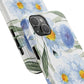 Blue Floral Tough Phone Cases