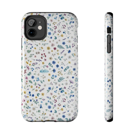 White Floral, Tough Phone Cases, Floral, Fall