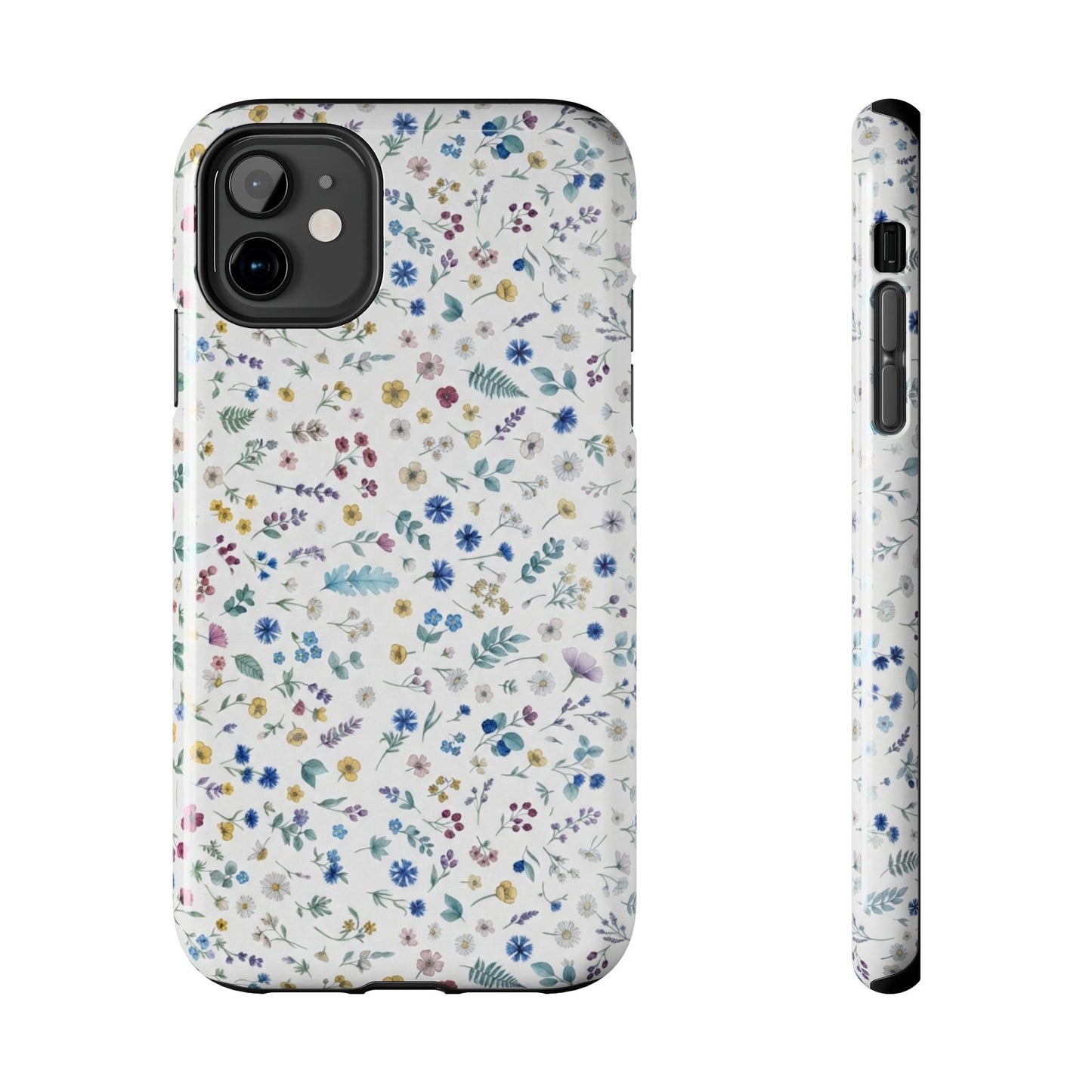White Floral, Tough Phone Cases, Floral, Fall