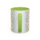 Fall Floral, Yellow Accent Coffee Mug (11, 15oz)