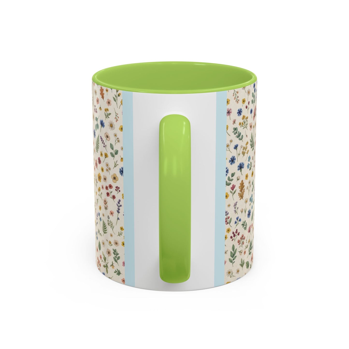 Fall Floral, Yellow Accent Coffee Mug (11, 15oz)