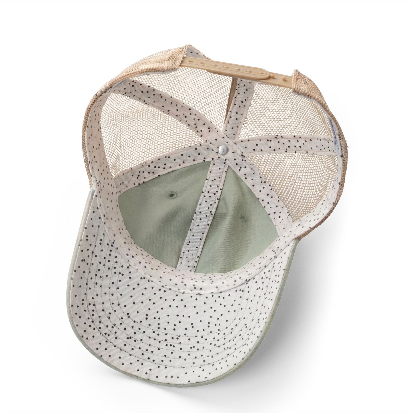 Sage Polka It’s Just Earth Women's Washed Mesh-Back Cap
