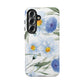 Blue Floral Tough Phone Cases