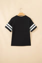 Varsity Stripe Crew Neck Short Sleeve T-Shirt