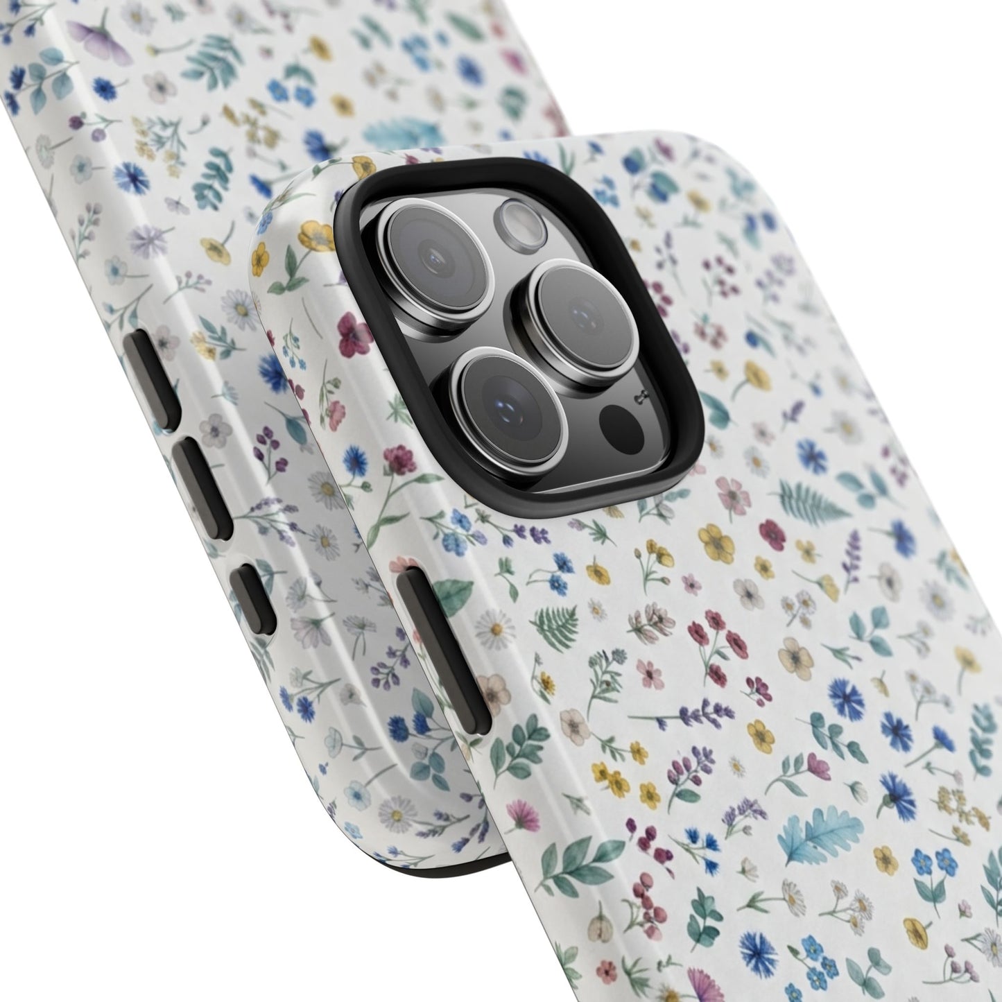 White Floral, Tough Phone Cases, Floral, Fall