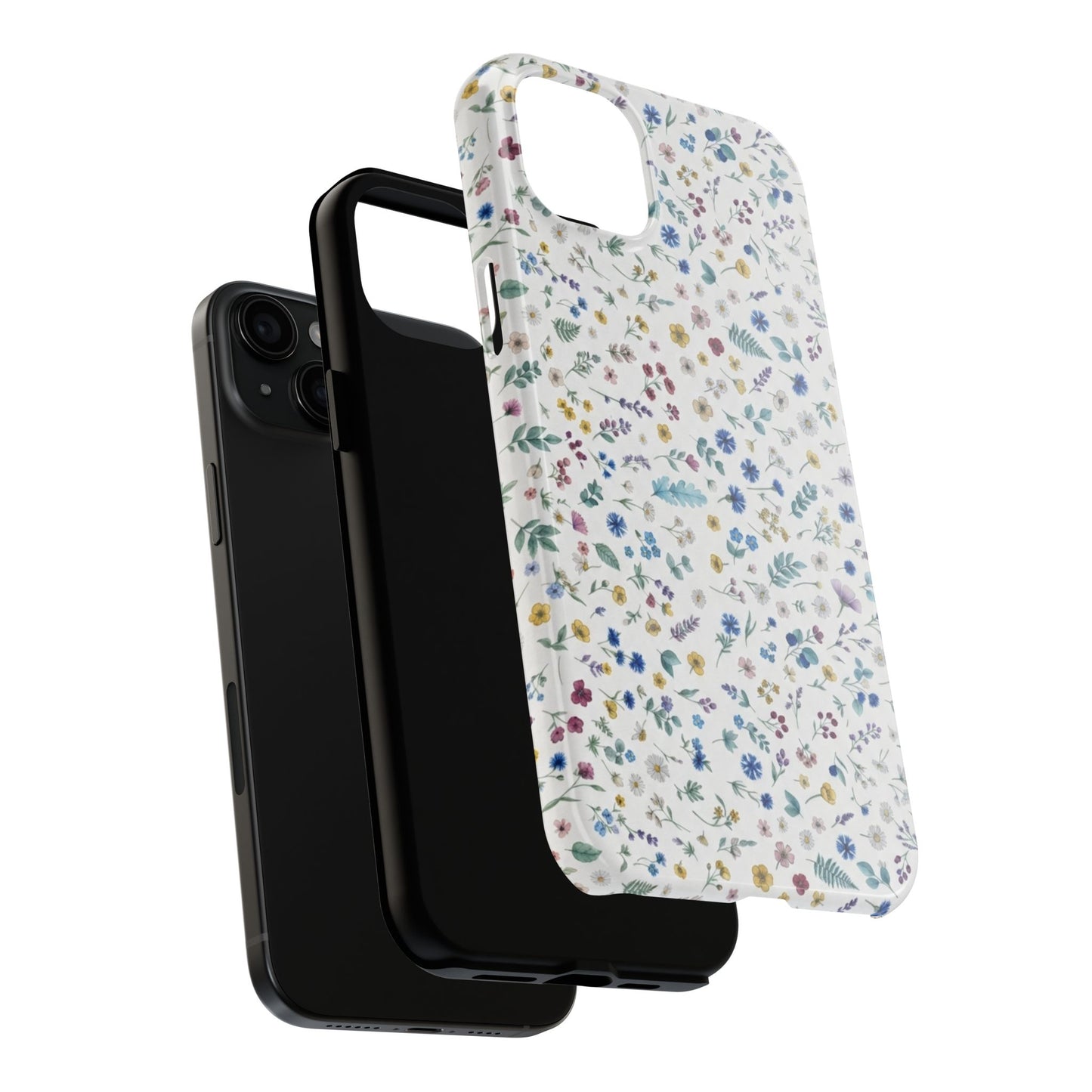 White Floral, Tough Phone Cases, Floral, Fall