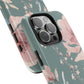 Green Fall floral Tough Phone Cases