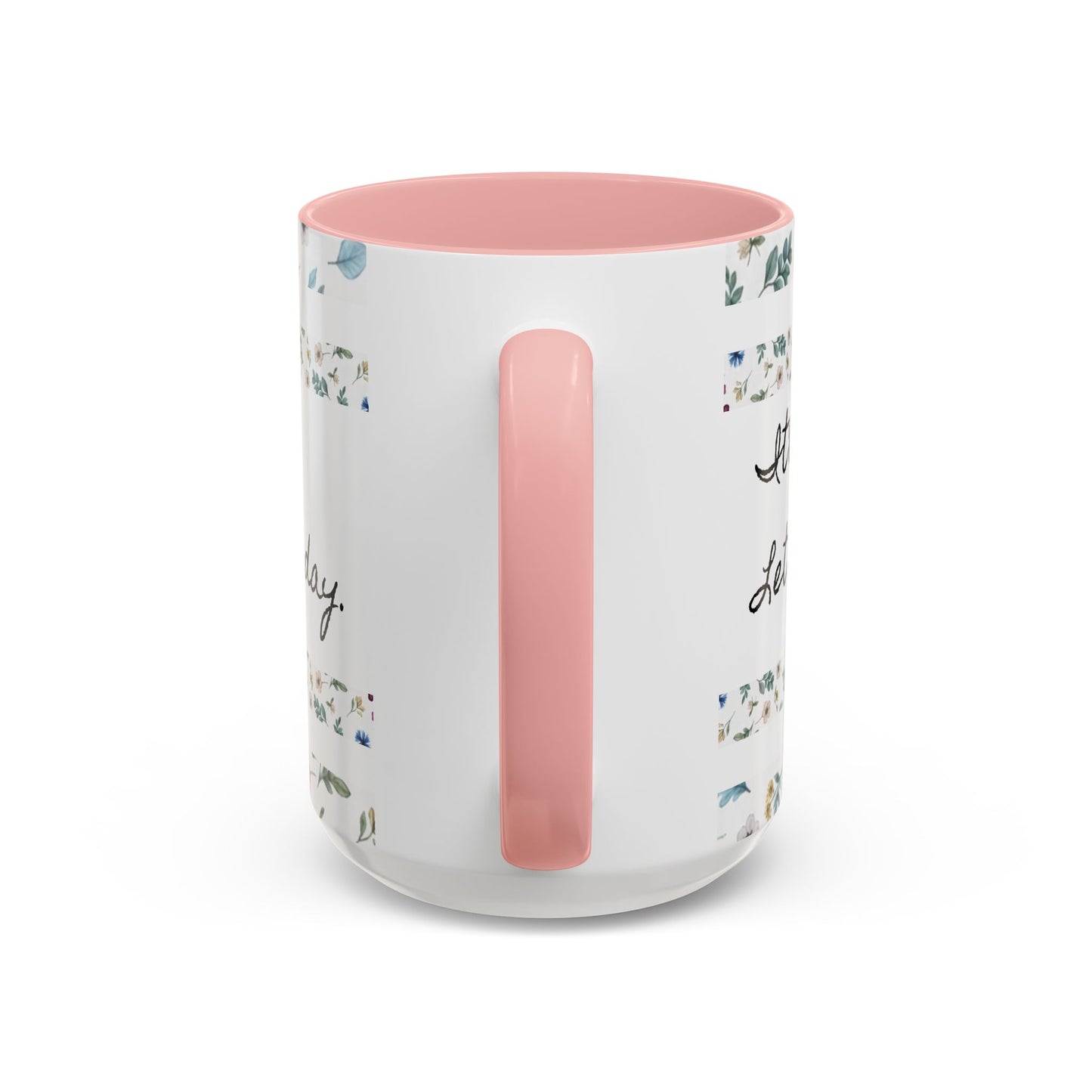 "It's okay, Let Coffee & Prayer Fuel the day." Accent Coffee Mug (11, 15oz)