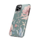 Green Fall floral Tough Phone Cases