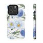 Blue Floral Tough Phone Cases