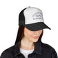 Trucker Cap — "It's Just Earth, Chill Out" Romans 12:2 Embroidered Christian Hat