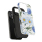 Blue Floral Tough Phone Cases