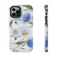 Blue Floral Tough Phone Cases