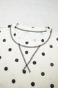 Polka Dot 3/4 Sleeve Top & Elastic Waist Pants Set