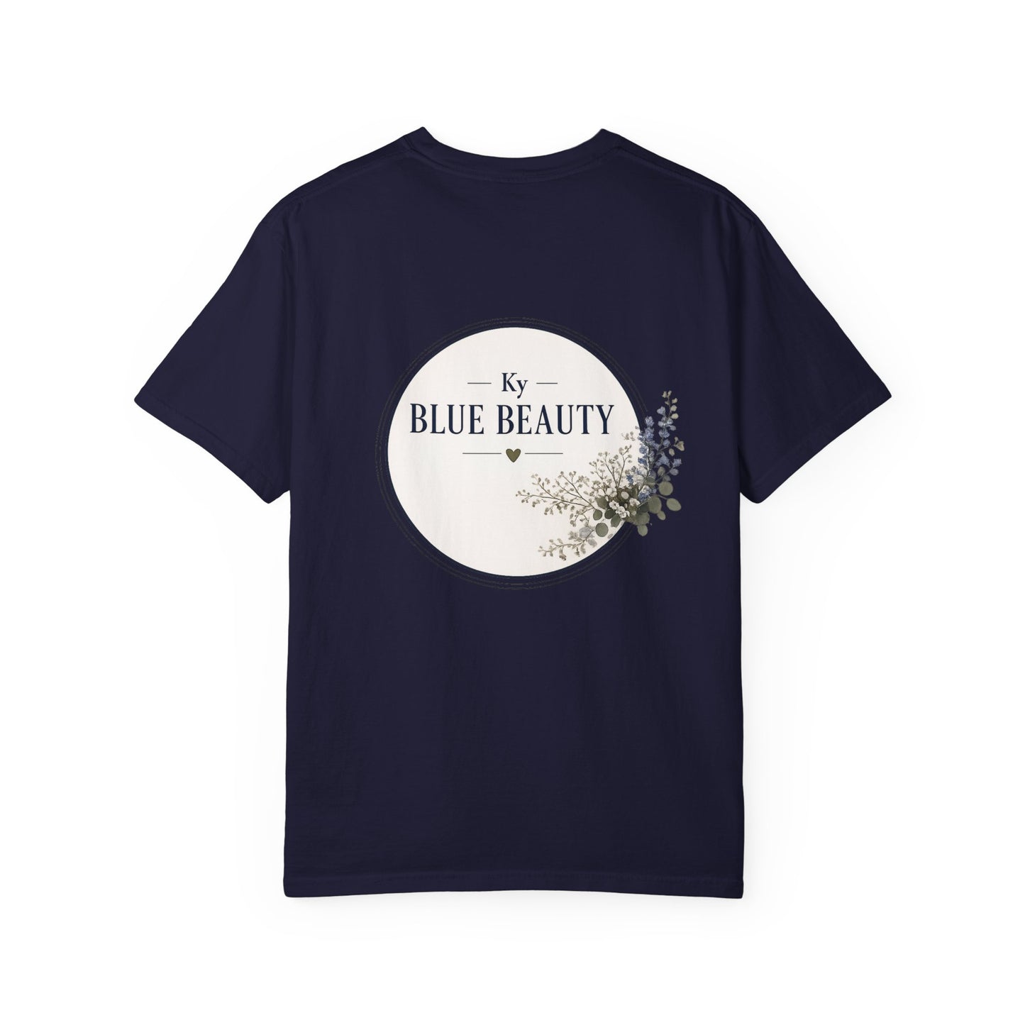 T-Shirt — 'Ky Blue Beauty' Vintage Botanical Tee