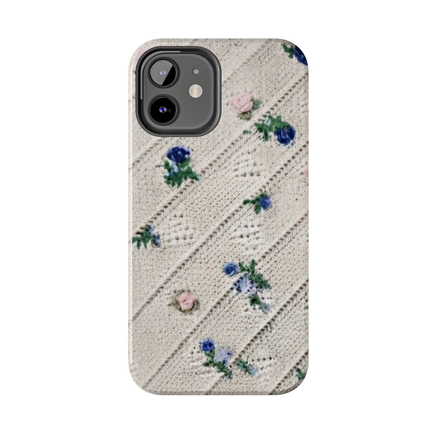 Tough Phone Cases, Fabric Like, Grandmillenial, Floral