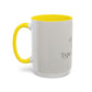Simple Coffee & Jesus Type of Morning, Faith Accent Coffee Mug (11, 15oz)