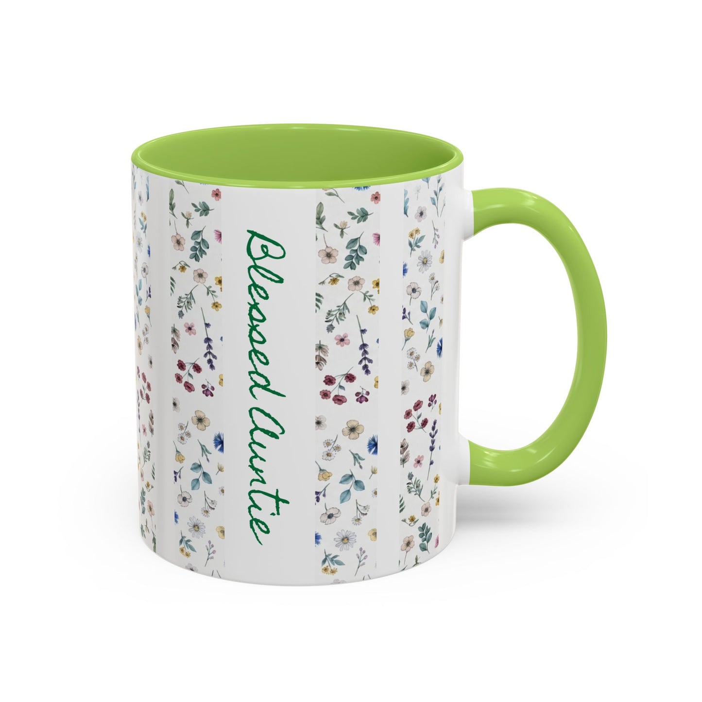 Blessed Auntie Accent Coffee Mug (11, 15oz)