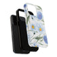 Blue Floral Tough Phone Cases