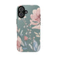 Green Fall floral Tough Phone Cases