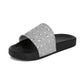 Women's Floral Grey Slide Sandals – Casual Garden Print Pool Slides