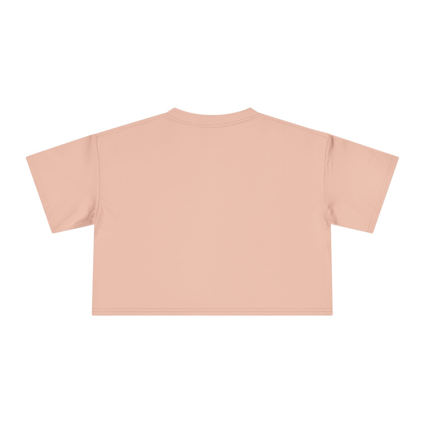 Crop Tee — "It's Just Earth" Romans 12:2 Minimalist Faith Crop Top